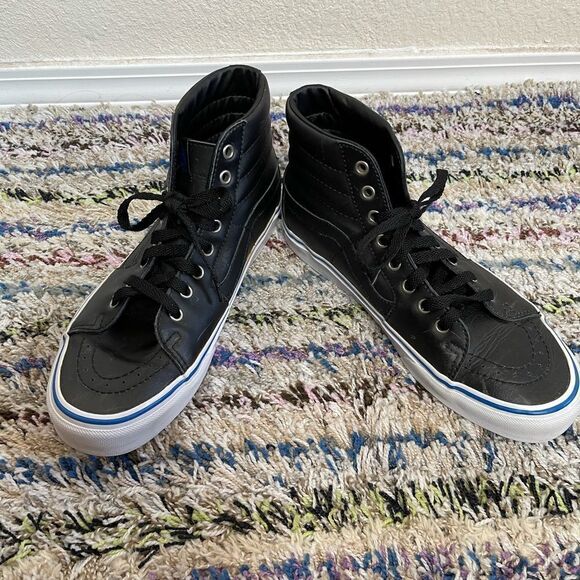 Vans men’s‎ leather hi tops 9 - Picture 1 of 7